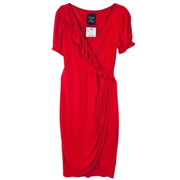 Evening Collection Red Dress SZ M - Picture 12 of 13